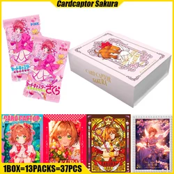 CardCaptor Sakura-漫画のフィギュア,クラローカードのコレクション,ピンクのカード,誤ったボックス,ボードゲーム,おもちゃ,男の子と女の子のための誕生日プレゼント