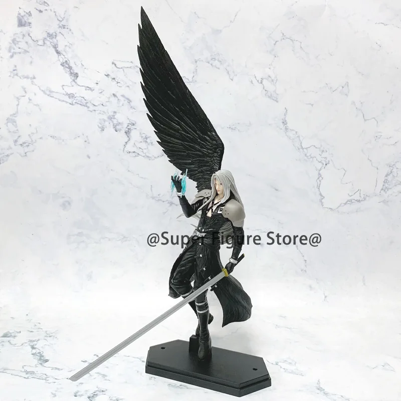 أنيمي كاي Sephiroth سحابة تيفا عمل الشكل واحد مجنح الملاك تمثال سطح المكتب الحلي البلاستيكية جمع دمية نموذج اللعب الهدايا