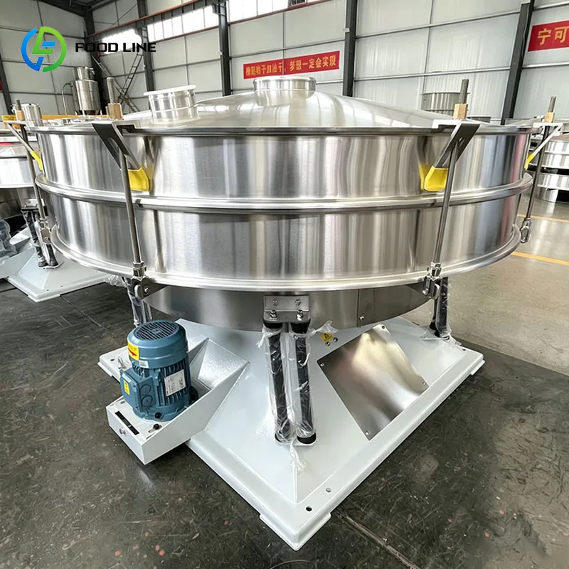 Vibrating Sieve Powder Sifter Food Screening Machine for Cocoa Coffee Sugar Salt Flour and Starch Customized