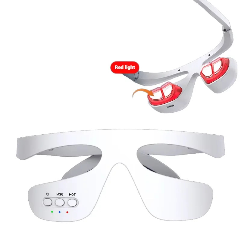 

New 3D Eye Massager with Heat: Relieves Work-Related Strain, Reduces Dark Circles, Alleviates Strain, Home/Travel