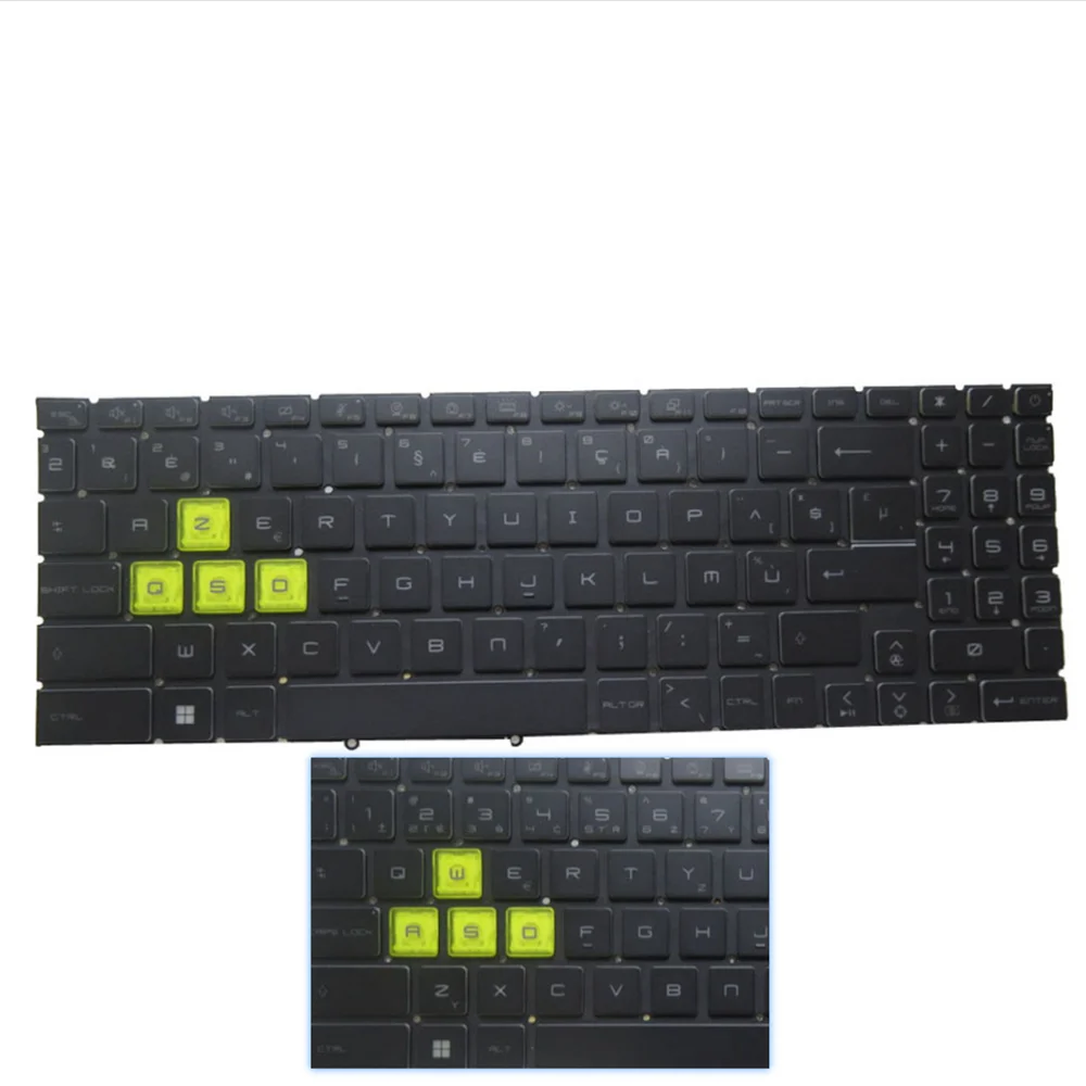 Laptop Backlit Crosshair 15 A11U A11UCK A11UDK Keyboard For MSI V203222PK1 BE BG CZ FS GK GR New