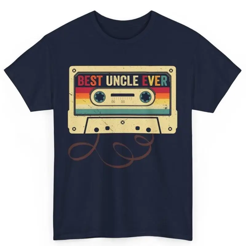 

Best Uncle Ever Retro Tape Cassette 90'S S For Cotton T Shirt