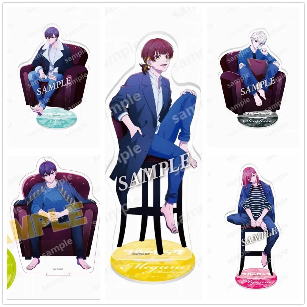 

Acrylic Stand Doll Anime Isagi Yoichi Chigiri Hyoma Bachira Meguru Nagi Seishiro Figure Model Plate Cosplay Toy Gift