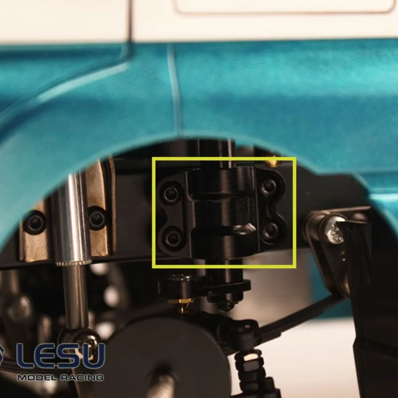 LESU 1/14 Metal Steering Holder Spare Part for 1/14 Tamiyaya RC Tractors Trucks Model Remote Control Toys Car Th02514-SMT3