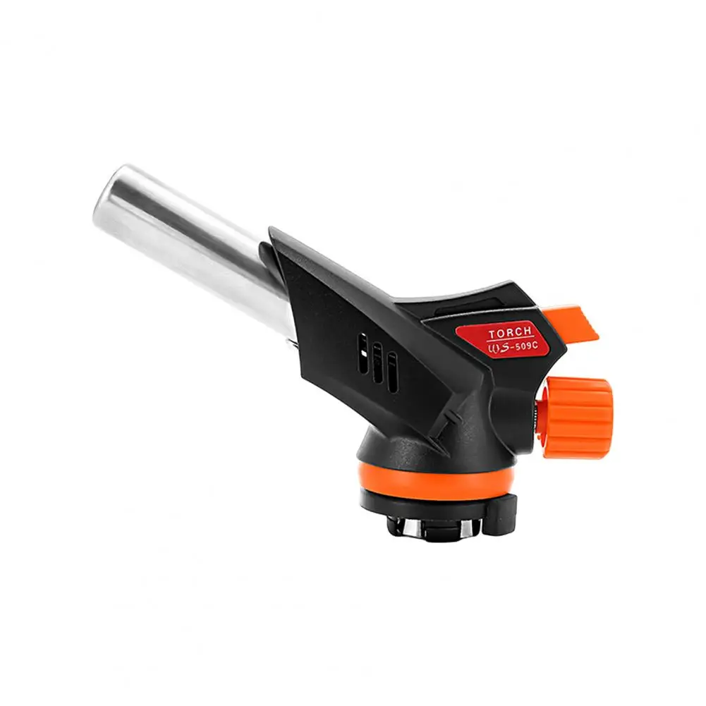 Camping Torch  Practical Flame Adjustable Lightweight  High Hardness Cooking Torch Ignitor Head Camping Gear