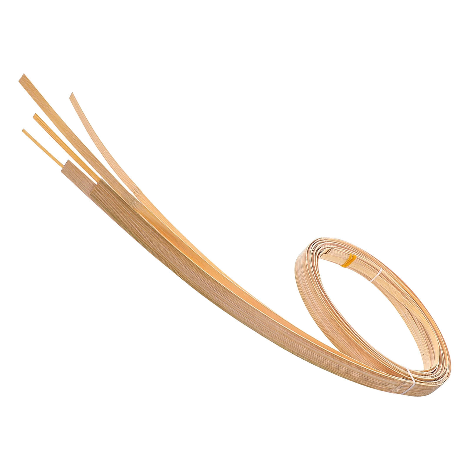 Tiras de tejido de bambú de 3m, suministro amplio para proyectos grandes, reducción de reparaciones frecuentes, tiras de bambú, tejido de cesta, 6 uds.