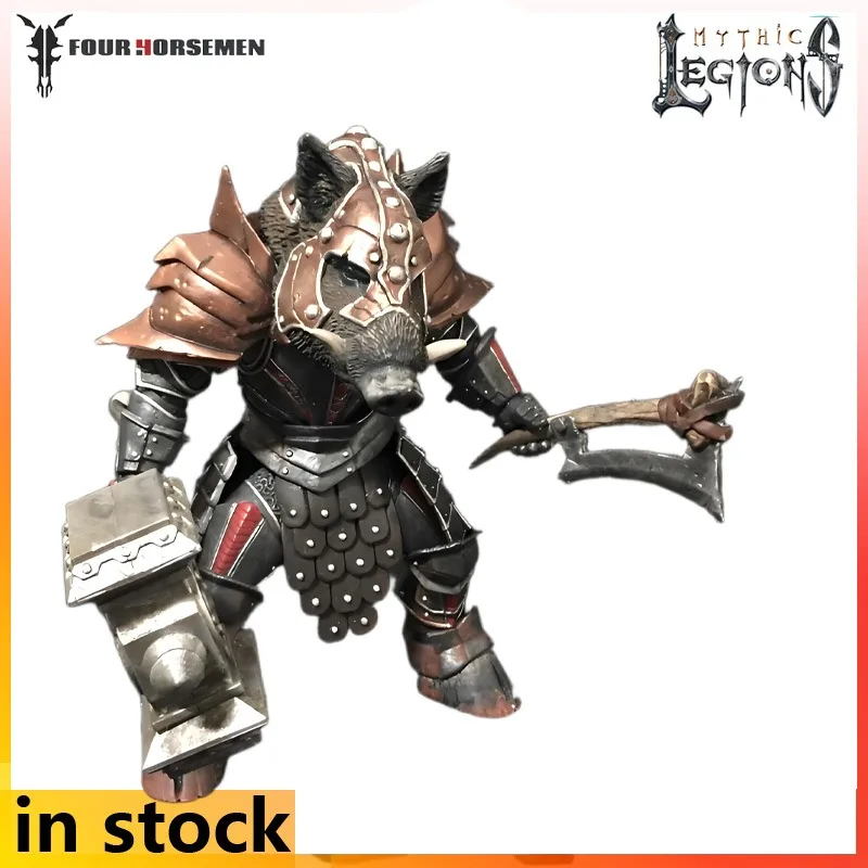 

Four Horsemen Studios Genuine Mythic Legions Series Wild Boar Warrior Movable Finished Product Model Rare Models