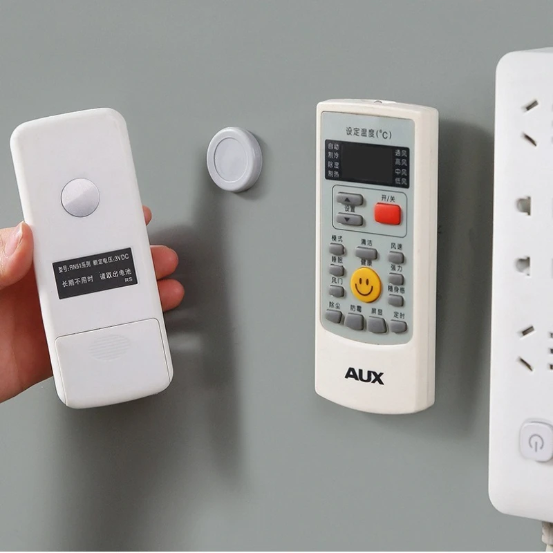 

1/2/4/6/10pcs Strong Magnetic Remote Control Holder Wall Mount Adhesive TV/Air Conditioner Remote Control Holder for Home Office