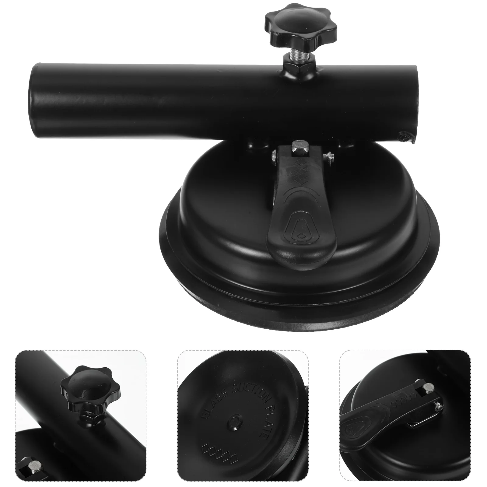 

Suction Cup Flagpole Base Holder Car Stand Bracket Metal Material Multi Use Flag Pole Mount Supplies Holiday Flags Camping Signs