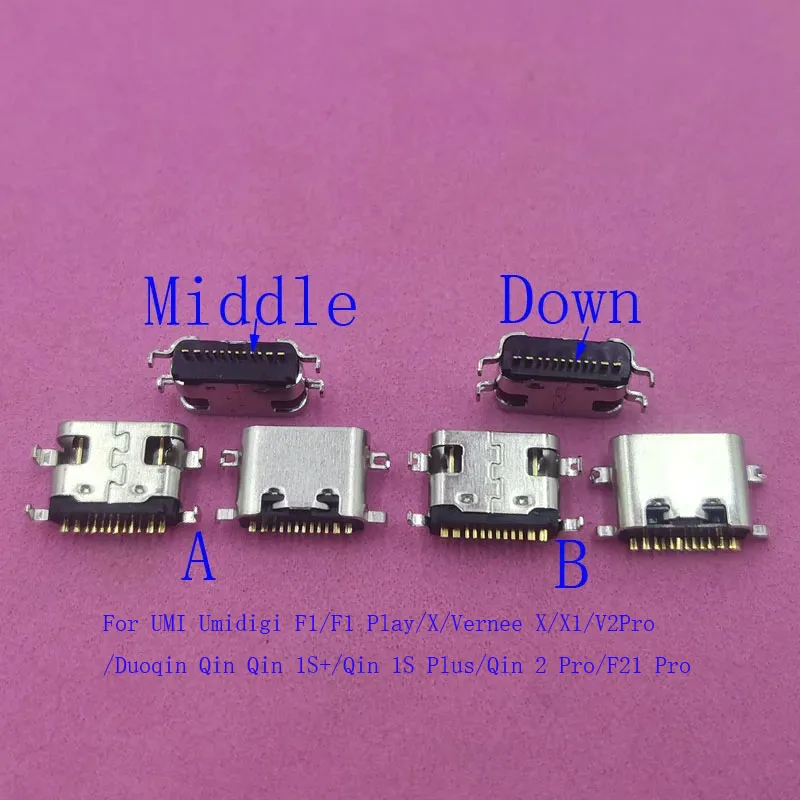 2-50-шт-usb-type-c-док-станция-для-зарядки-разъем-коннектор-для-duoqin-duo-qin-f21-2-pro-1s-1s-plus-vernee-x-x1-v2-umidigi-f1-play