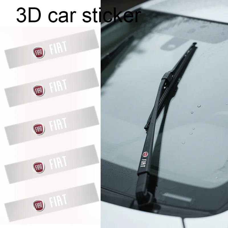Car Window Lift Button Sticker Steering Wheel Emblems Decal Car Styling  For Abarth FIAT Punto 500 Tipo Stilo Palio Bravo Doblo