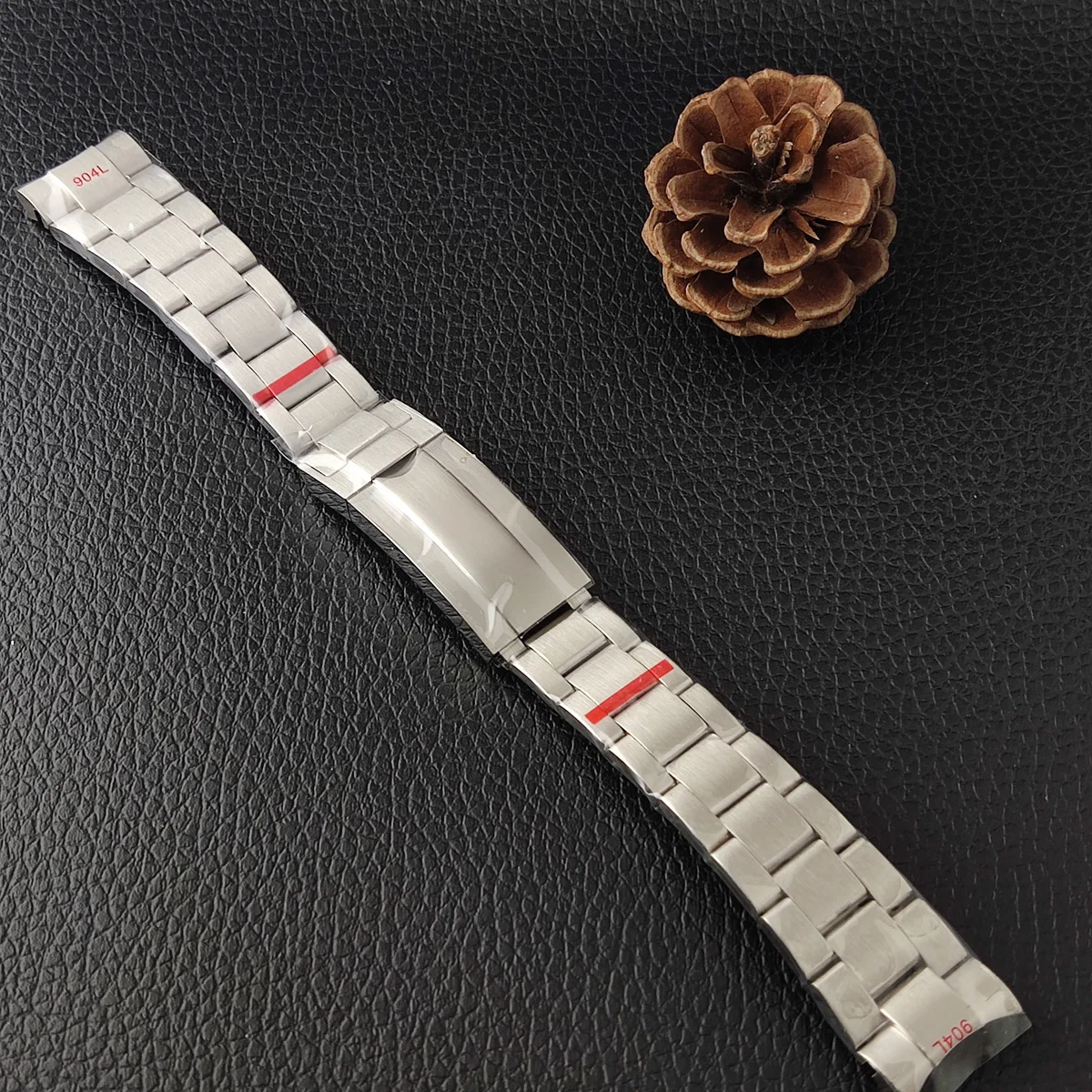 NH35 WATCH 20mm Silver Gold Rose Gold Watch Strap Steel Male Watch Accessories Replacement Bracelet Fits GMT Case Folding Buckle