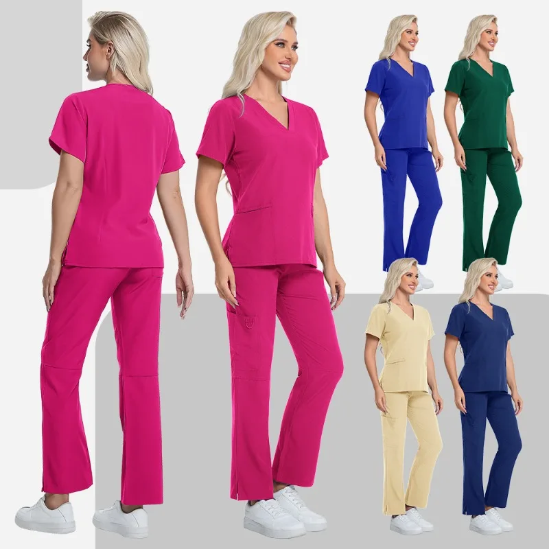Women's Medical Scrub Set, Surgical Scrubs Uniform for Doctors and Nurses
