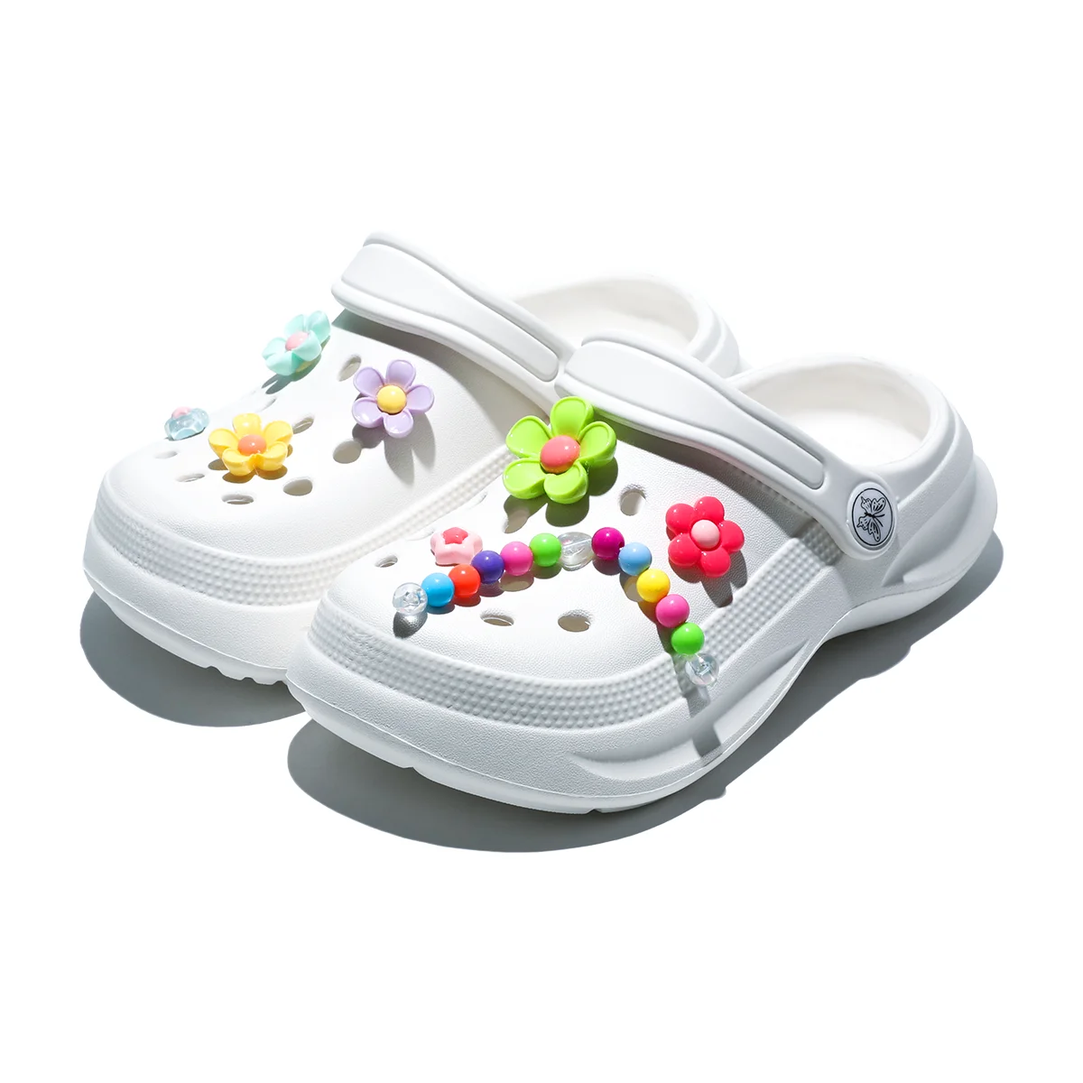 Kids Slip-On Clogs and Mules - Breathable, Waterproof, EVA Garden Shoes with Decorative Chain for Beach and Everyday Wear 168