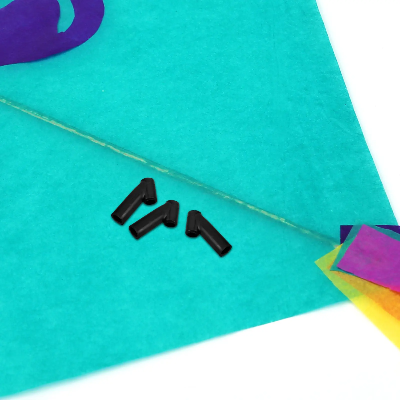 12 connecteurs de pare-brise en plastique, pièces de réparation de cerf-volant, support de tige DIY pour kit de fabrication de cerf-volant, tige en plastique DIY