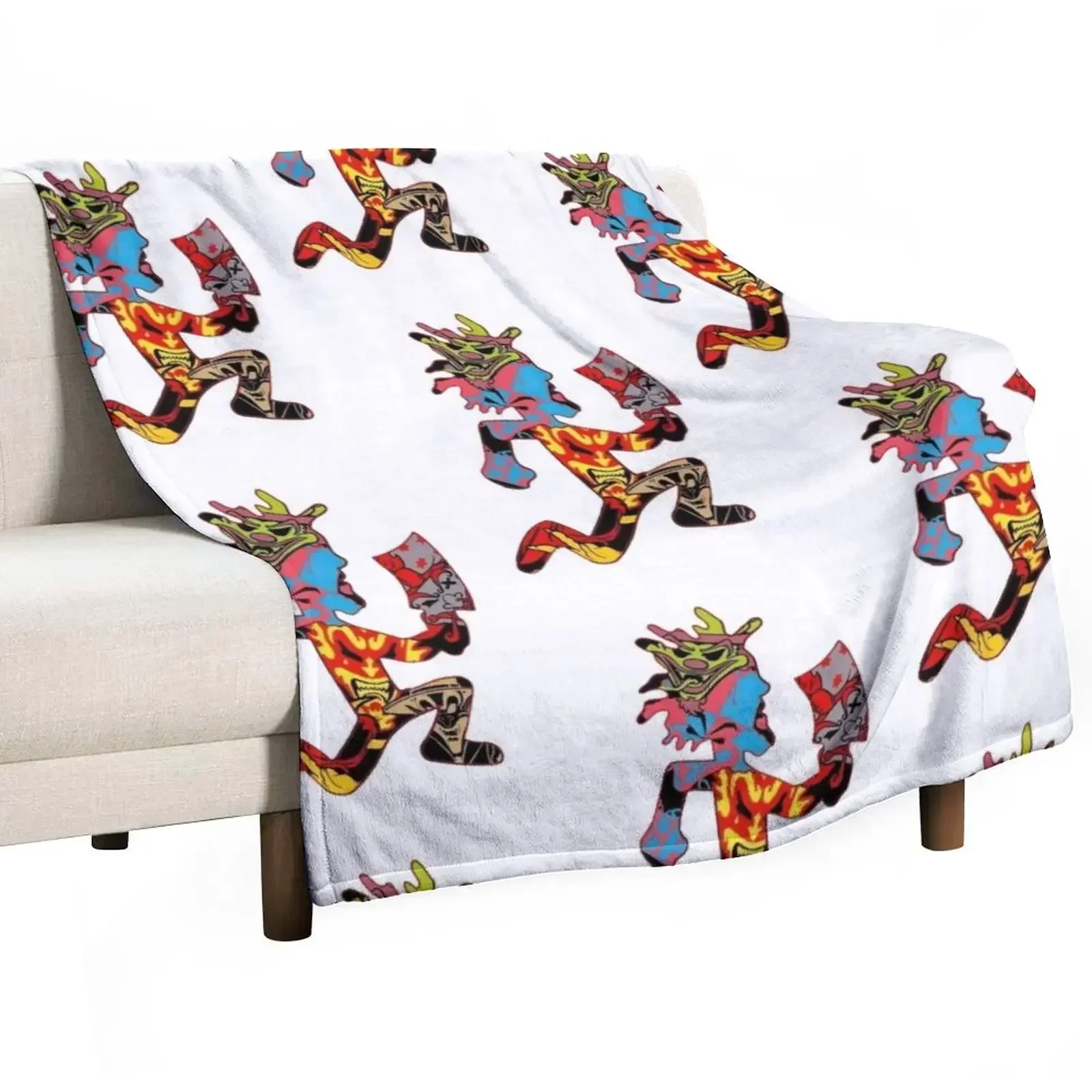 ICP Hatchetman, Joker cards Throw Blanket Sofa Throw Heavy Summer Fashion Sofas Blankets Sofas Of Decoration Flannels Blankets