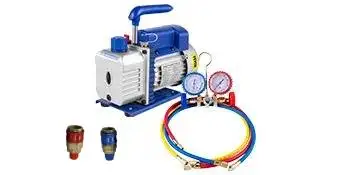 VEVOR Pro Beinstrecker 220LBS Beinstreckmaschine mit Vakuumpumpe, mit Manometern, Kältemittel für HVAC-Kühlung, Vakuum 1,8-4,8 CFM – Detail 12