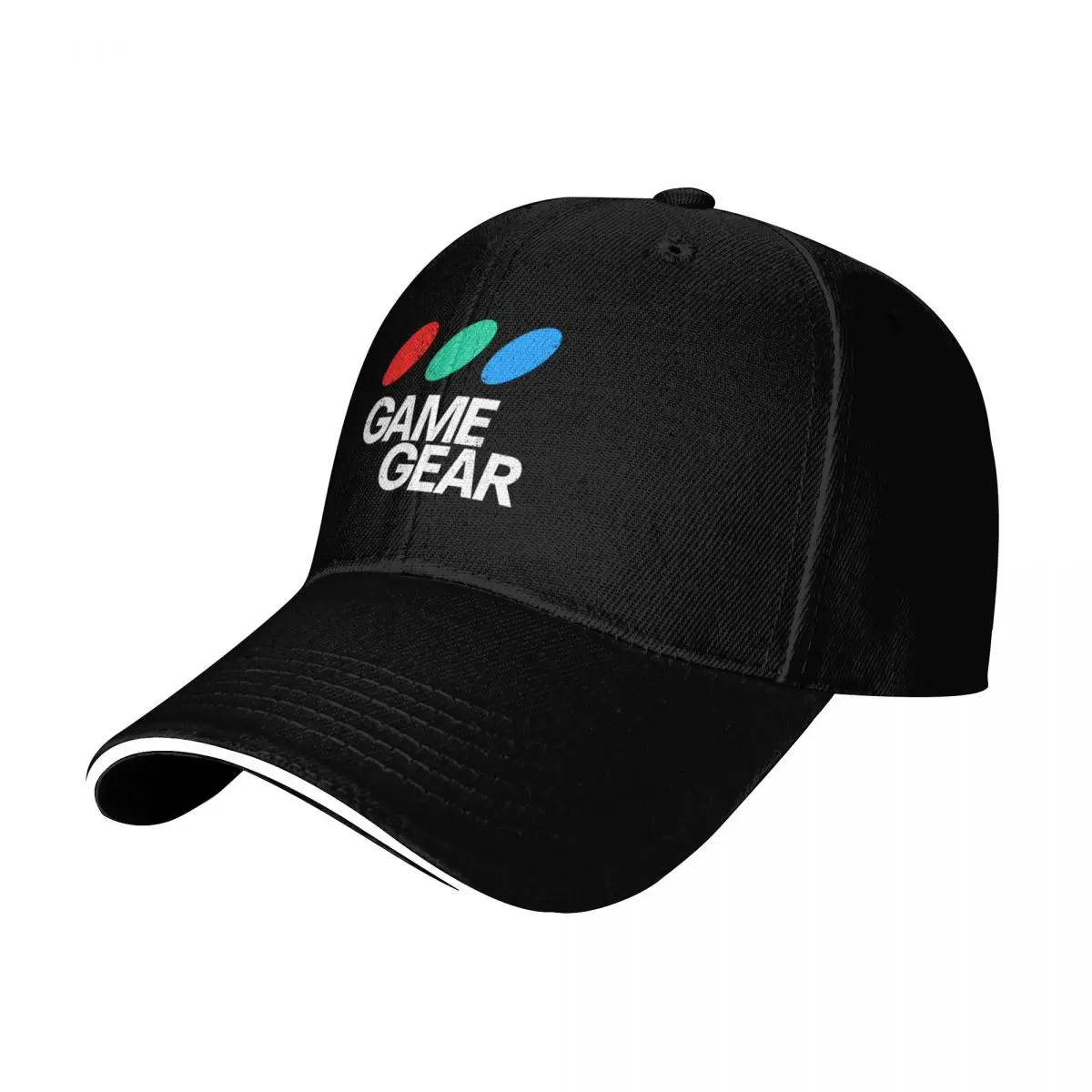 Sega Game Gear Retro Video Game Company Logo with Weathered Effect Baseball Cap Men Women Casual Summer Sport Sun Cap