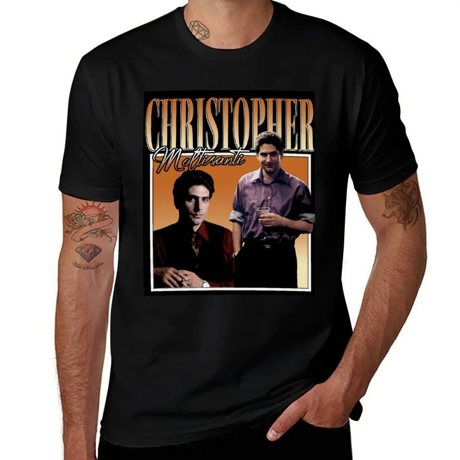 

Christopher Moltisanti Homage T shirt, The Soprano t shirt,Christopher Moltisanti Printed shirt T-Shirt anime tshirt T-Shirt