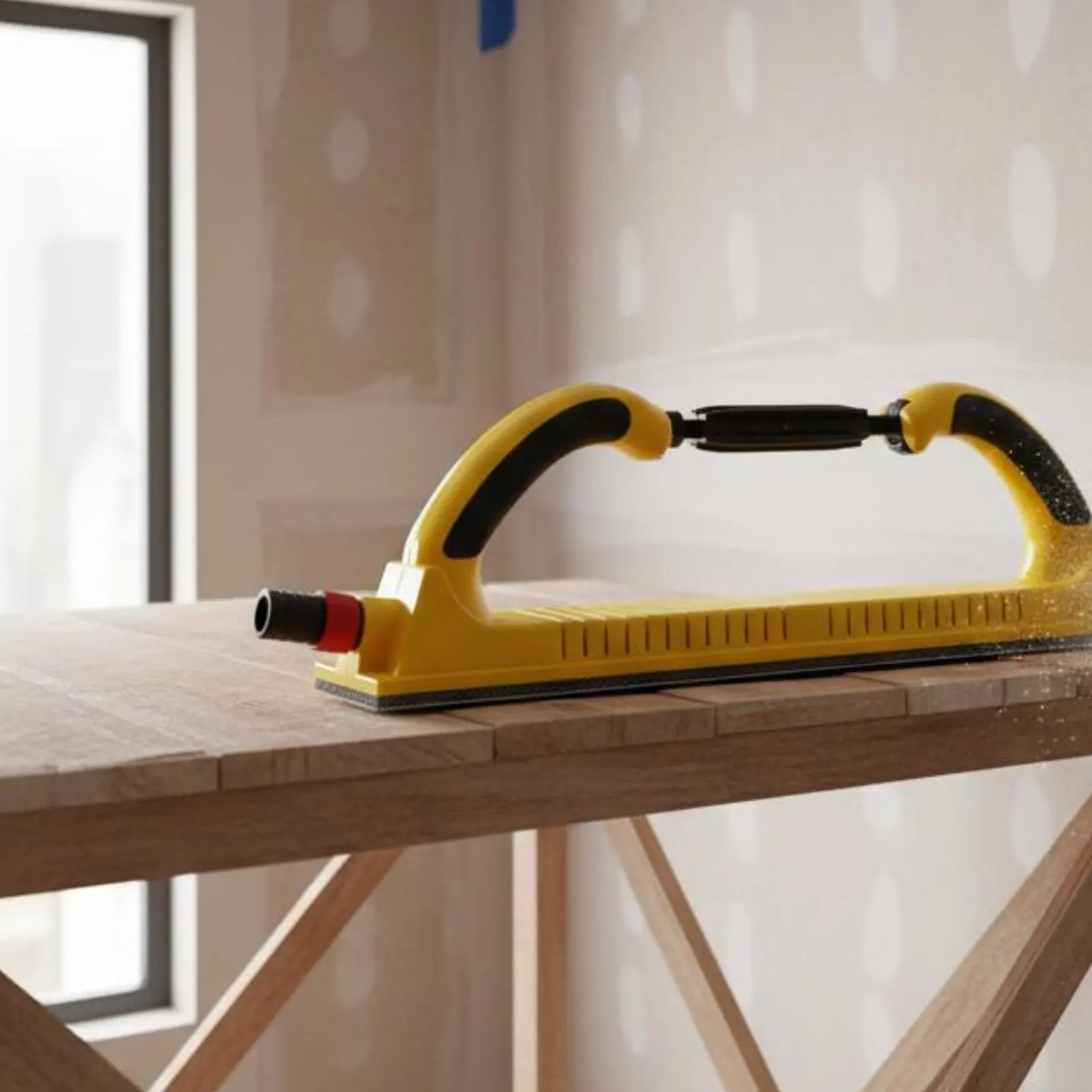 

Particulate Extraction Hand Sander Ergonomic Grip Particulate Extraction Sanding Block Extended Hand Sander Lightweight