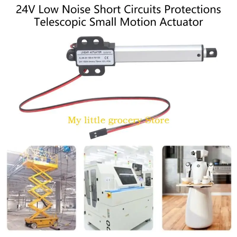 D5BD Electric Linear Actuator 24V Telescopic Motion Actuator with Limit Switches