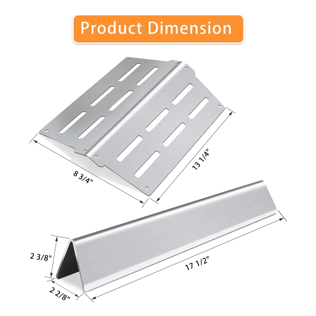 Suitable for 300 series stainless steel heat conductor gas grill replacement parts