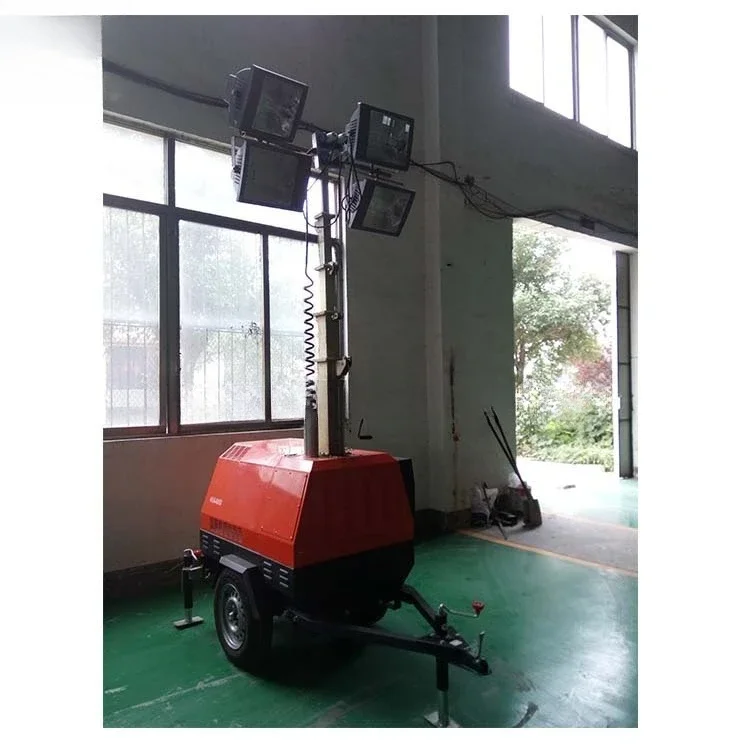 Emergency lights for accident repair and disaster relief, lighting vehicles for large construction sites