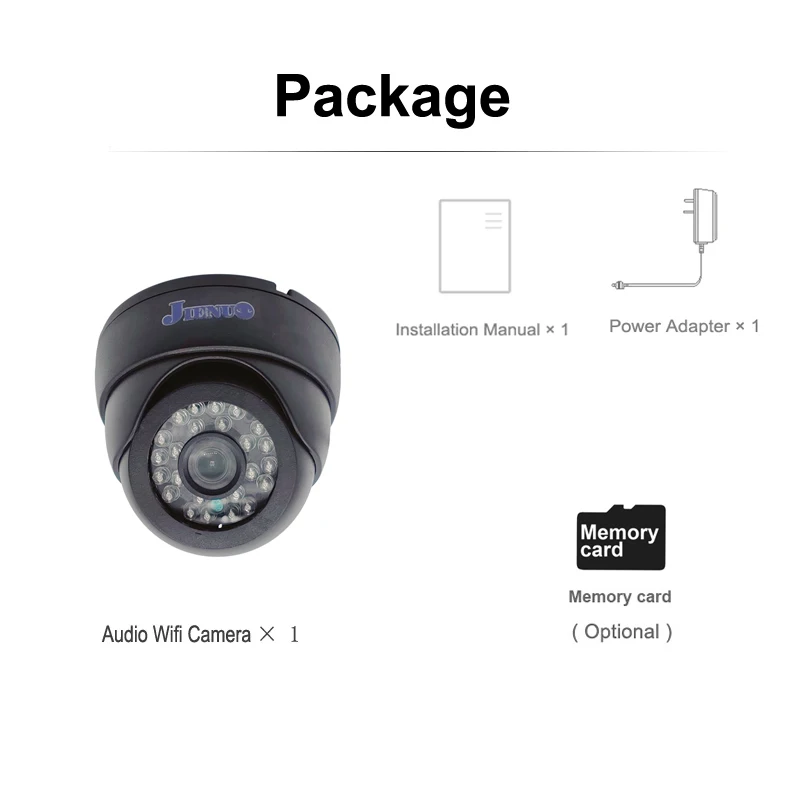 5MP 1080P Wifi IP Camera Dome Indoor Cctv Security Surveillance NightVision Infrared  Video Wireless Home Cam Onvif CamHipro image 6