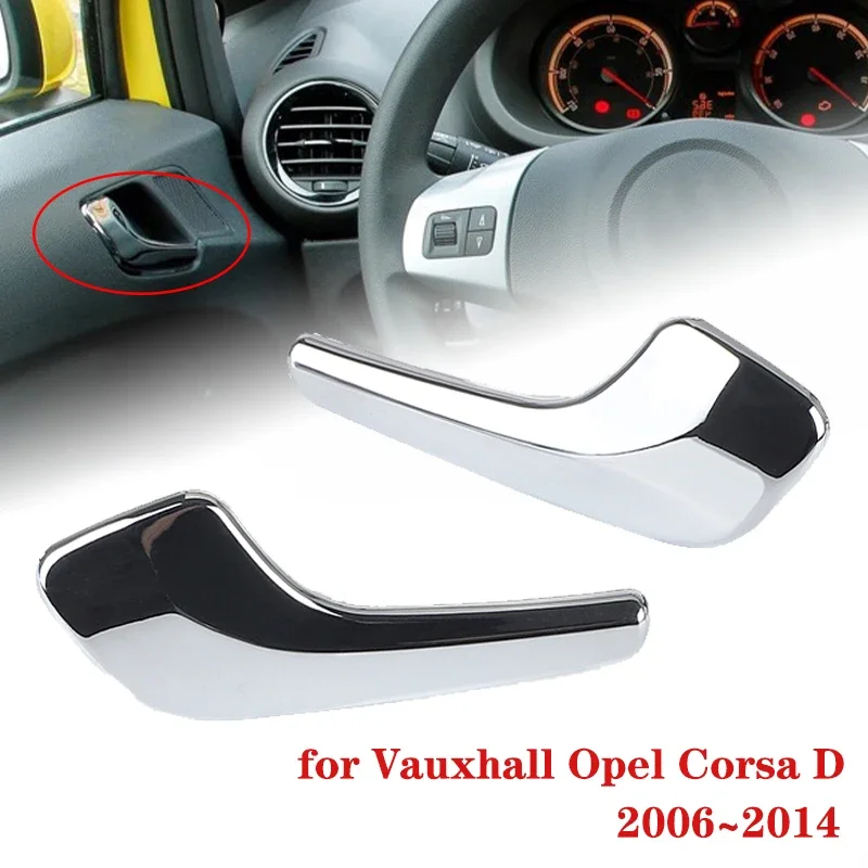 

Interior Door Handle for Opel Corsa D 2006 2007 2008 2009 2010 2011 2012 2013 2014 inner Door Handle Parts 13297814 13297813