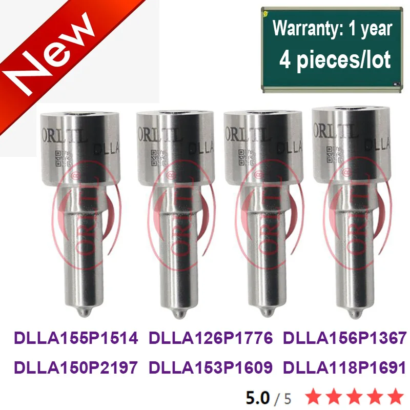 

4PCS DLLA153P1609 DLLA118P1691Original Injector Nozzle DLLA155P1514 DLLA126P1776 DLLA156P1367 DLLA150P2197 for BOSCH injector