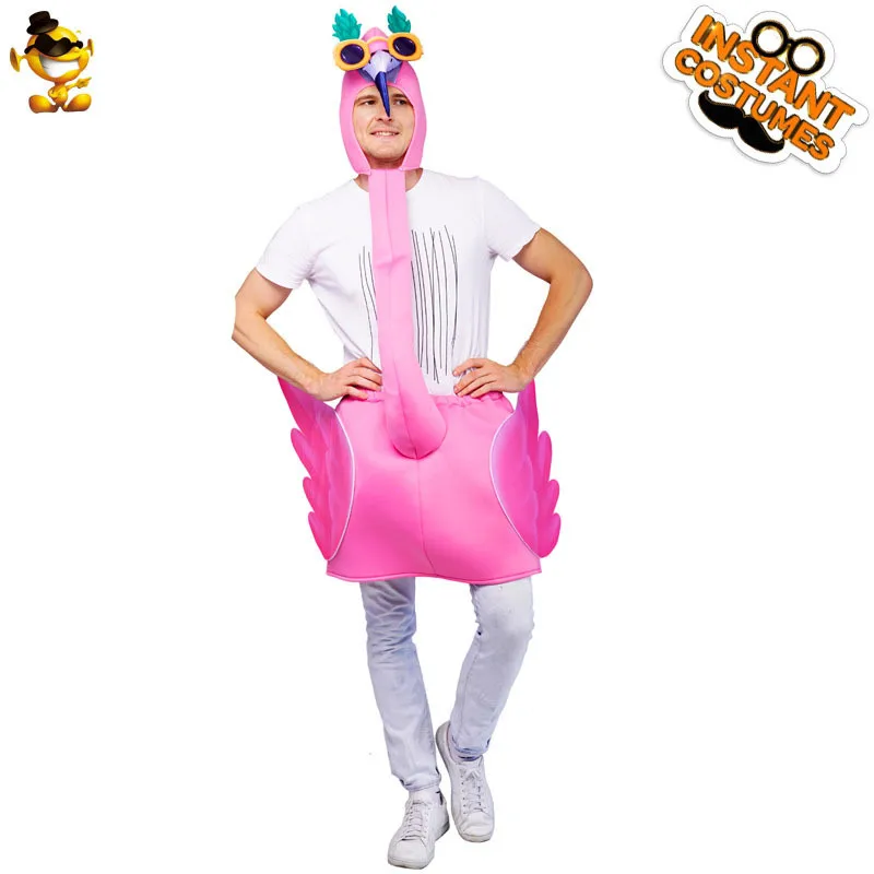 

Розовый костюм Flngo на Хэллоуин, одежда для выступлений на сцене, карнавальный забавный ролевой наряд для взрослых, материал полиэстера