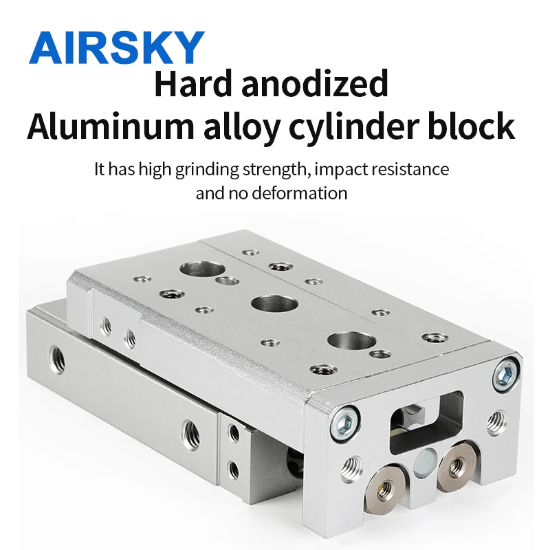 MXS Series Air Slide Table Cylinder Linear Guide Pneumatic Cylinder MXS6 MXS8 MXS12 MXS16 MXS20 MXS25 Precision Actuator