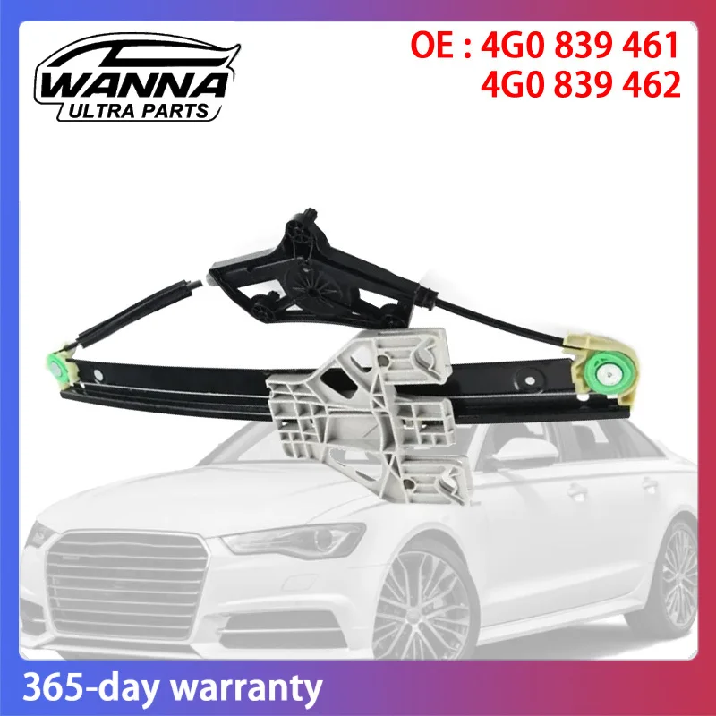 

OE Quality 4G0839461 4G0839462 Rear Left Right Window Regulator for Audi C7 A6 S6 RS6 2011 2012 2013 2014 2015 2016 2017 2018