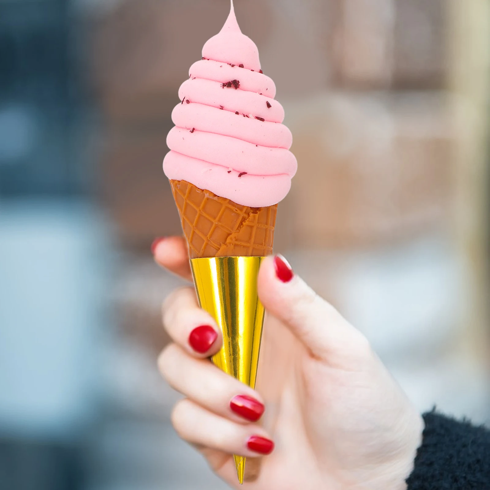 

Simulation Ice Cream Prop Fake Artificial Food for Display Dessert Photo Decor