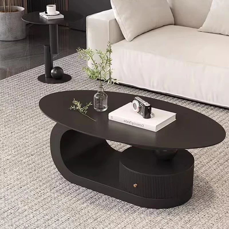 Luxury Nordic Coffee Table Living Room Aesthetic Photo Album Simple Side Table Center Service Meubles Chinese Style Furniture