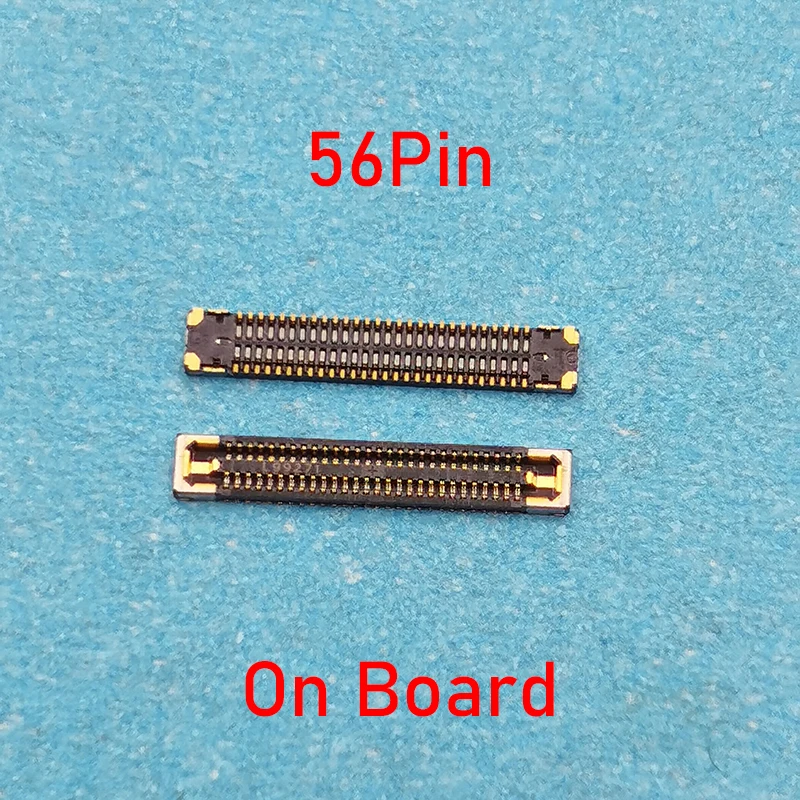 5Pcs 56pin Lcd Display Screen Flex FPC Connector On Motherboard For Samsung Galaxy S21 G991 G990 G991U G991F G991B G991N G9910