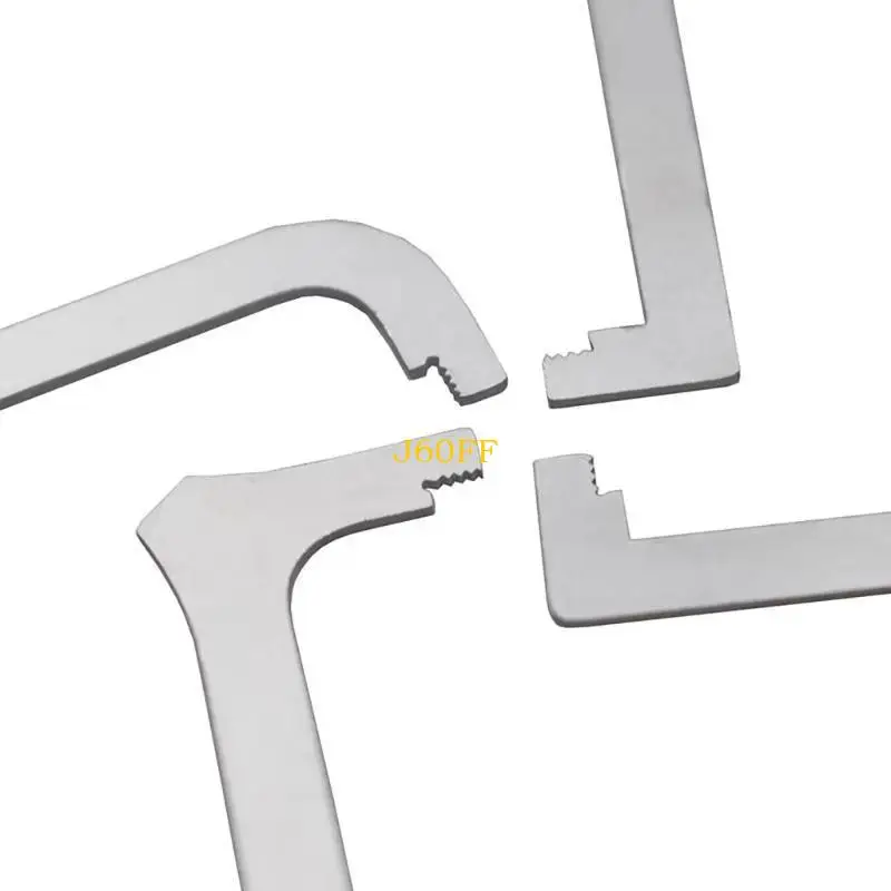 

J60F Steel Multiple Tool Comb Set Multifunctional Repair Tool Rusts Resistant Tool for Enthusiasts & Professional Technicians