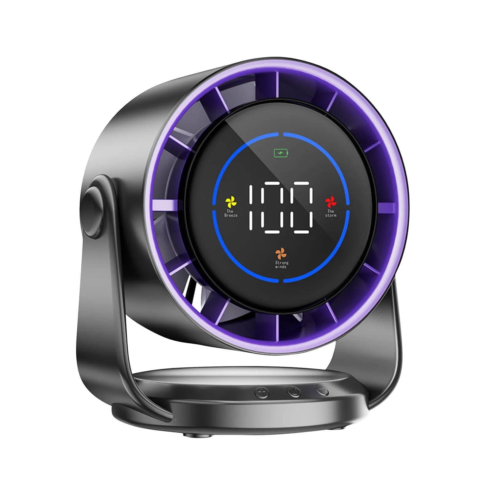 

1 шт. вентилятор для кемпинга перезаряжаемый настольный портативный циркулятор воздуха беспроводной потолочный электрический вентилятор со светодиодной подсветкой домашний вентилятор с клипсой