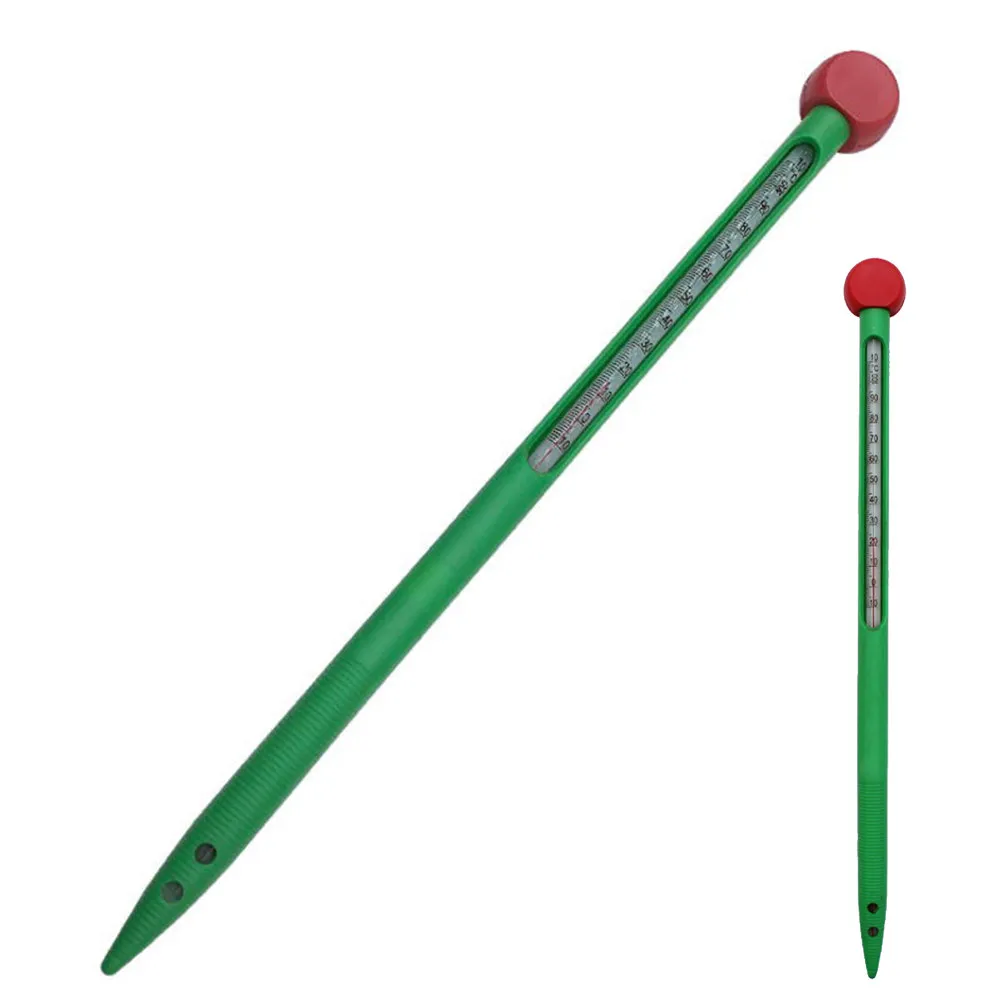 1Pcs Heavy-Duty Soil Thermometer Built-in Glass Rod for Accurate Soil Temp Reading in Gardens Compost Bins Earth Surface