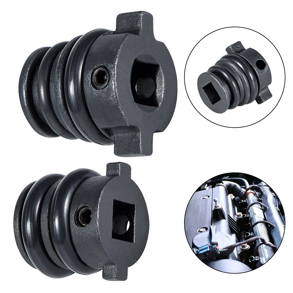 Screw-in Cup Removal Injector Nozzle Remover Kit Dark-coated Hard Steel High Wear Resistance Precision Clamping Design