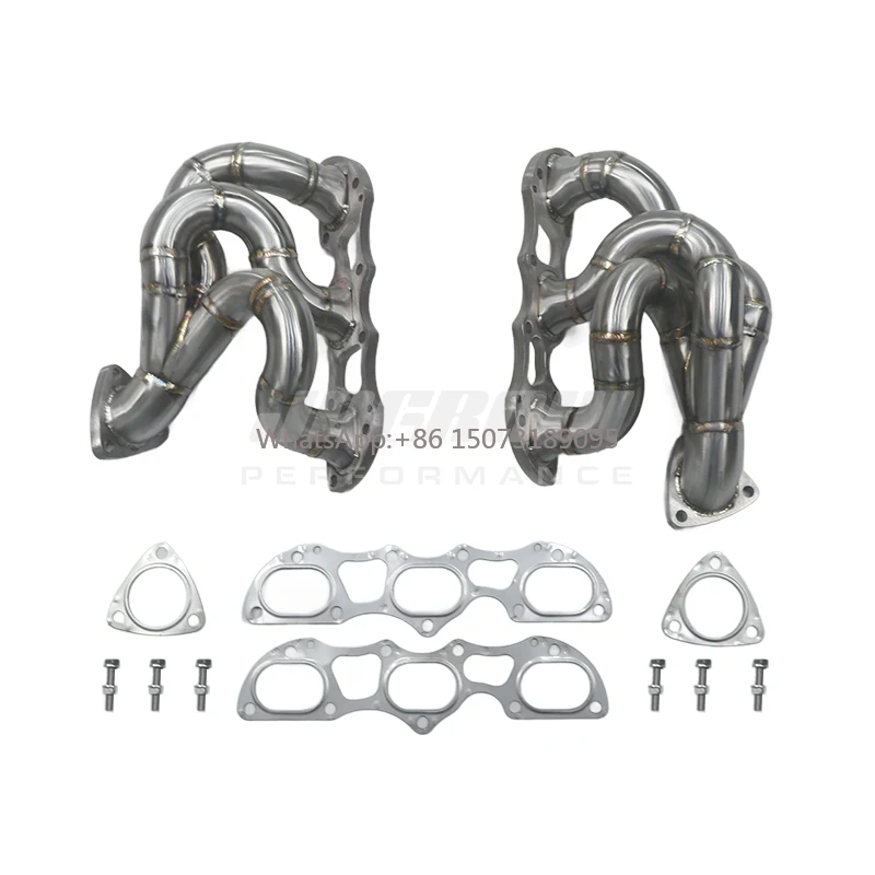 

Бесшумный выпускной коллектор для Porsche 911 991.2 3,8T, коллекторы, выхлопная система из нержавеющей стали