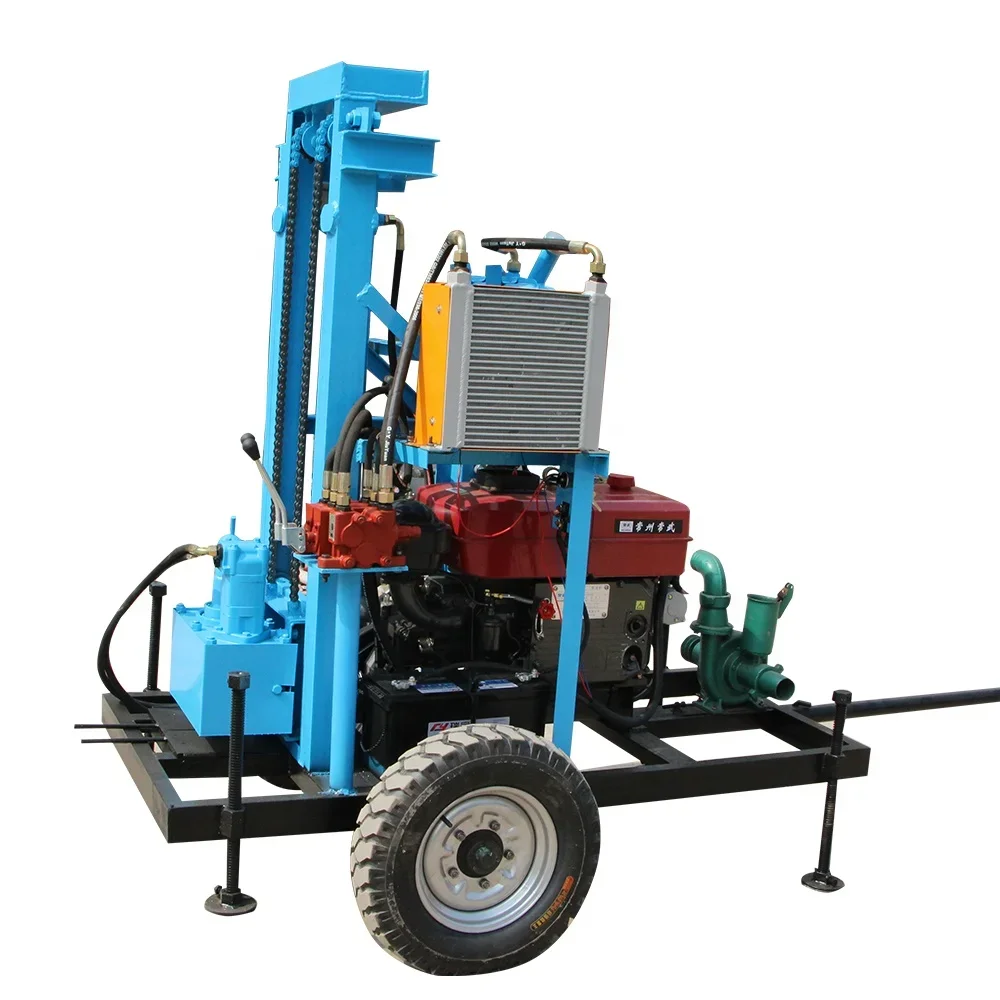 

YYHC-mini trailer mounted water well drilling rig truck mounted water well drilling rig price