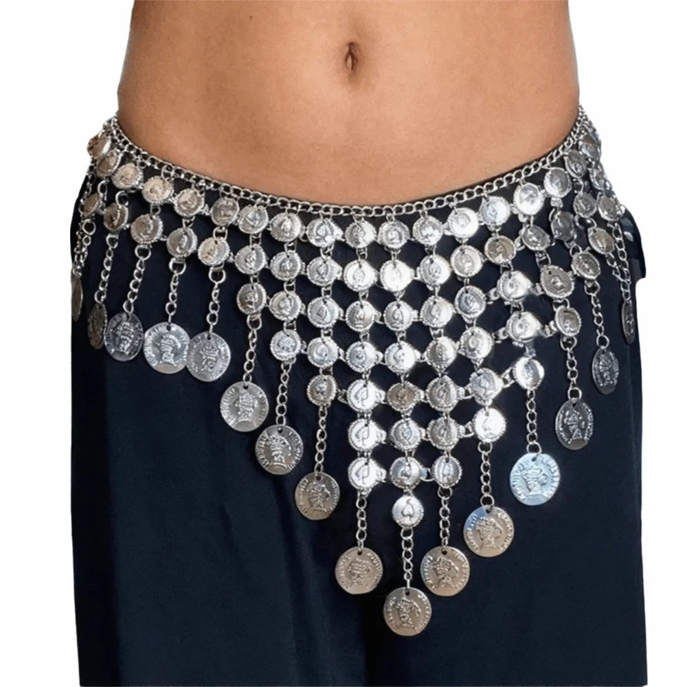Belt Vintage Belly Dance Scarf Creative Bohemia Waist Chain Ethnic Tassel Dance Belt Dance