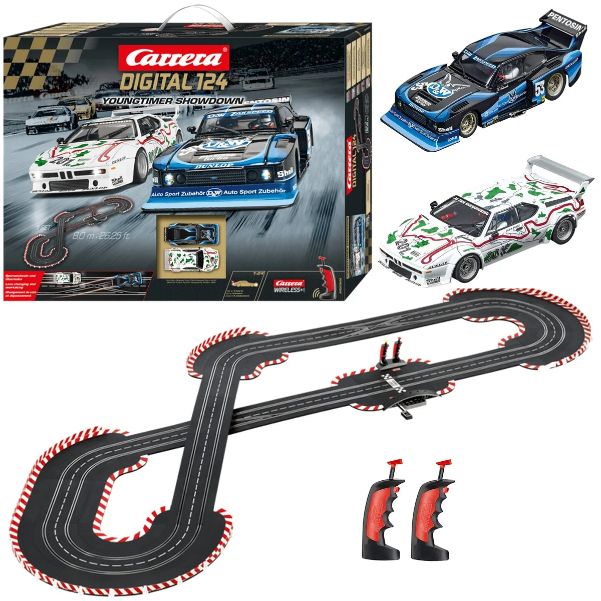 カレラスロットカーDigital124セット、レーシングパッション23617