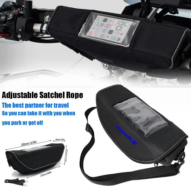 

Fit For R1200gs R1250gs R1300GS RR1250 R1200 R 1300 1250 1200 GS Adventure Waterproof Motorcycle Tool Handlebar Bag Accessories
