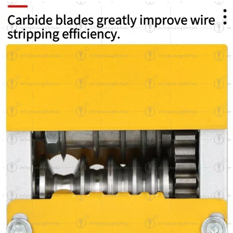 Manual Drill Wire Stripping Machine Multi Hole Hand Crank Cable Peeler for Scrap Copper Aluminum Recycling