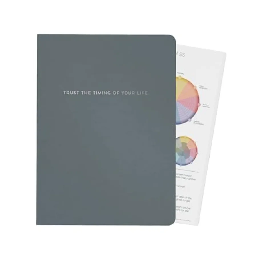 

Goal Setting Companion Notebooks - Undated 12-Months Planner for Bold Vision and Weekly Actions A5 Confidence-Building Achievem