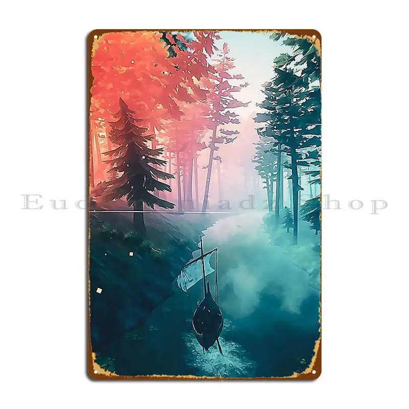 Valheim Sailing Metal Signs Club Cinema Iron Rusty Wall Decor Tin Sign Poster