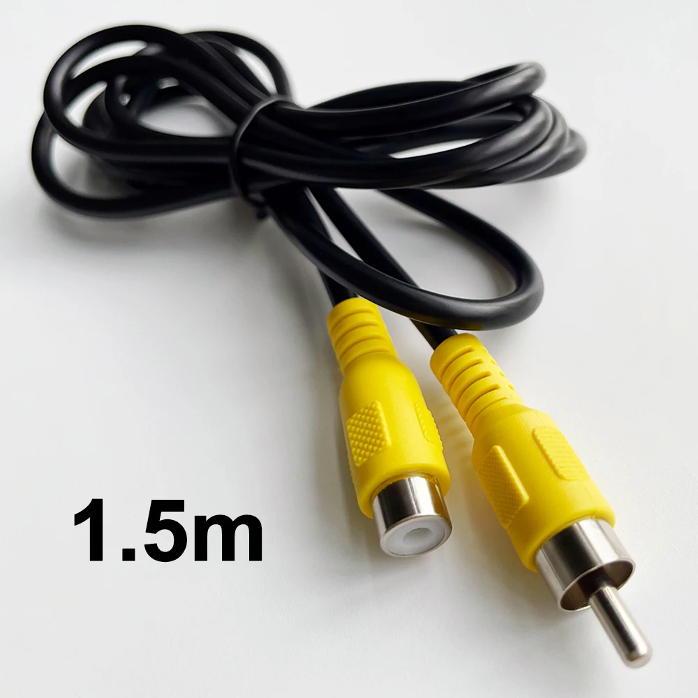 1.5M RCA Male to RCA Female Audio Video Extension Coaxial Cable M/F RCA Male Female Plug Wire Connector for HDTV