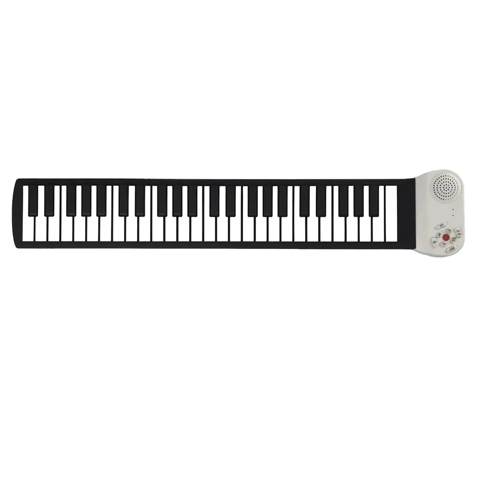 49 Keys Digital Piano Mini Foldable Roll Up Piano Keyboard